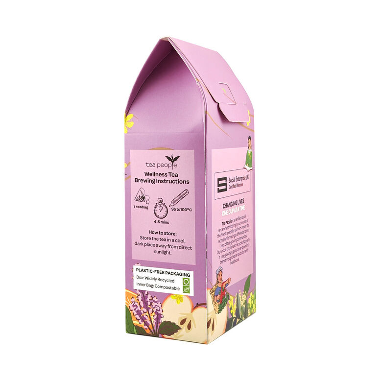 Relax -15 Tea Pyramids in a card box, , hi-res